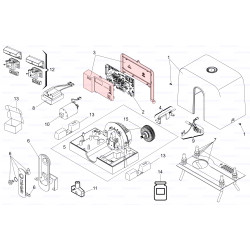 SOPORTE CENTRAL FAAC C720-C721