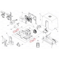 COBERTOR PERNOS FAAC C720 C721