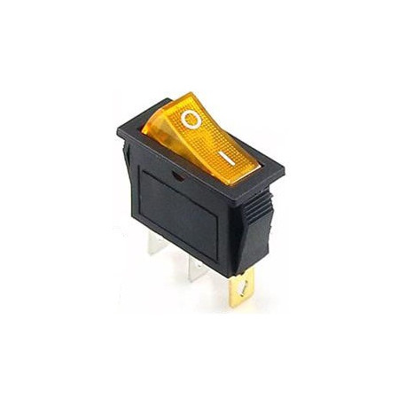 INTERRUPTOR KCD LUZ AMARILLO - 220 10A