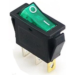 INTERRUPTOR KCD LUZ VERDE - 220 V 10A