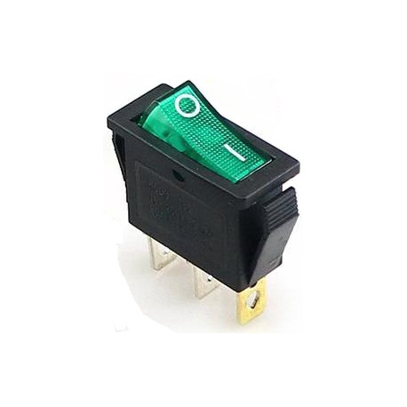 INTERRUPTOR KCD LUZ VERDE - 220 V 10A