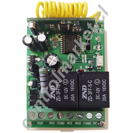 RECEPTOR DLUX 2CH-433-12B