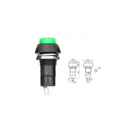 PULSADOR CITOFONO VERDE