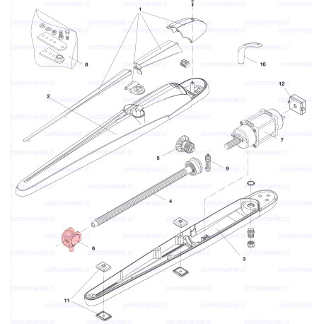 SOPORTE TORNILLO SINFIN BOB 30M