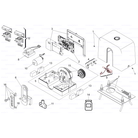 GRUPO ELECTROMAGNETICO FAAC C720 C721