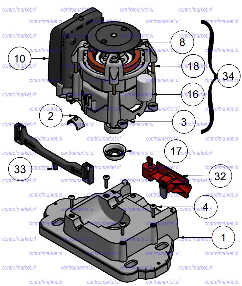 Despiece motor Veloti 600/800 -500/700