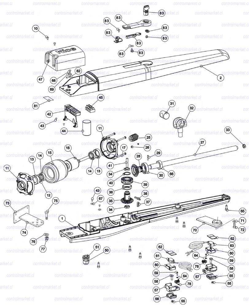 Despiece Brazo  Nice Toona